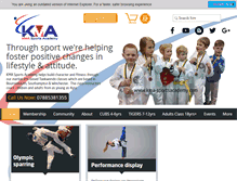 Tablet Screenshot of kma-sportsacademy.com